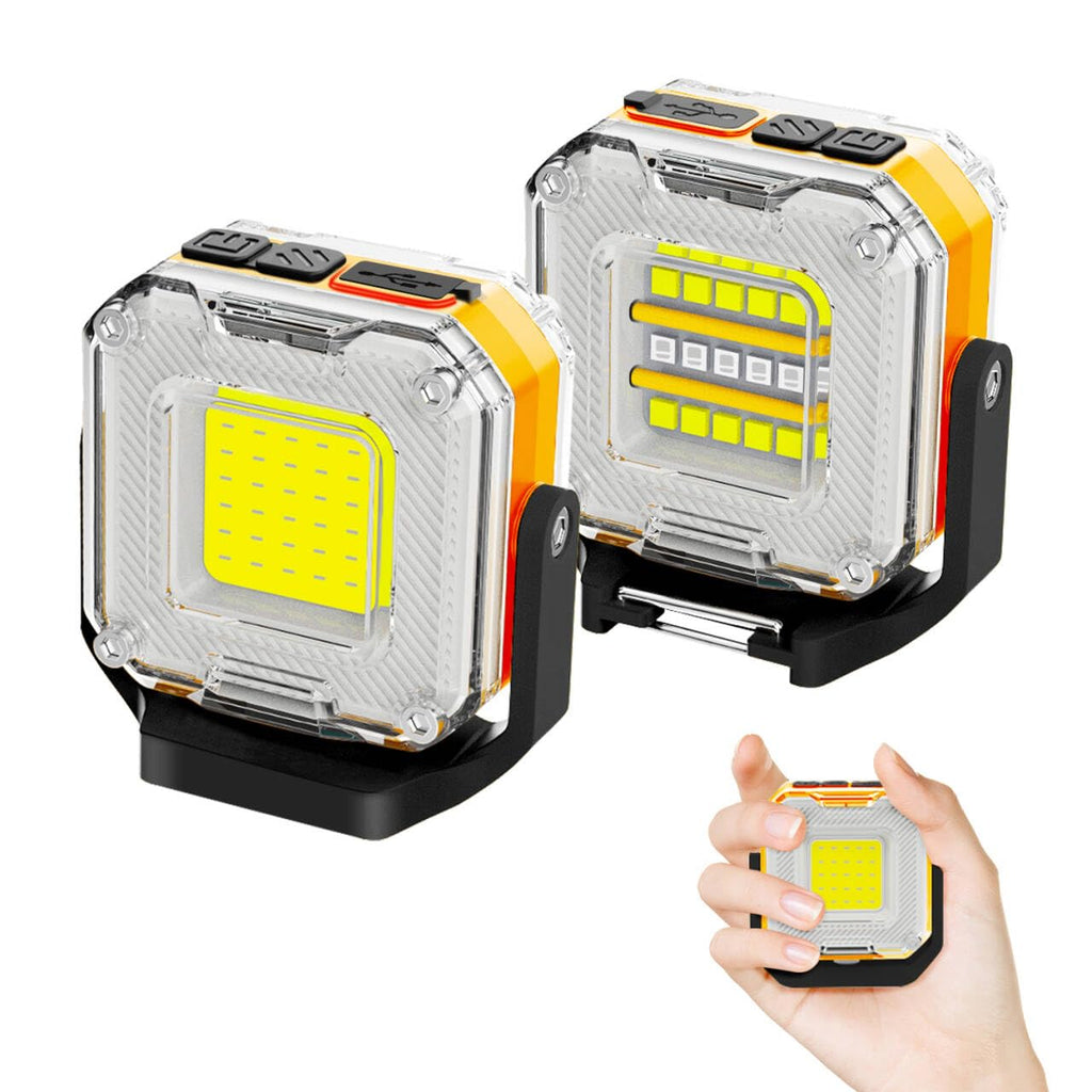 2 Pack Rechargeable LED Work Light C429602