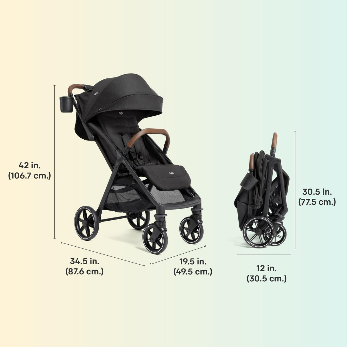 Compact Lightweight Travel Stroller O2237