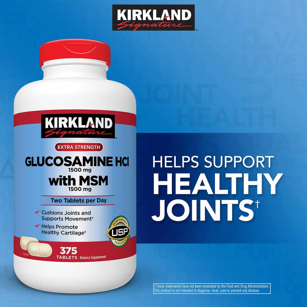 Glucosamine with MSM 375 Tablets 5 Pack H8574