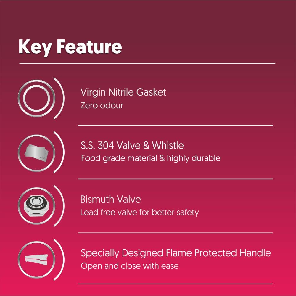 Stainless Steel Pressure Pan, 3 Litres Y851