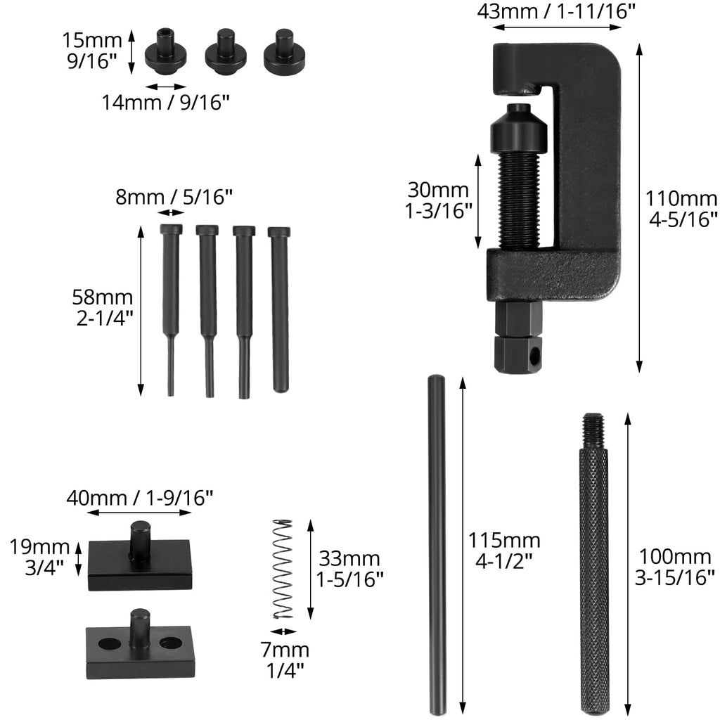 Motorcycle Chain Breaker Tool 13pcs R8323