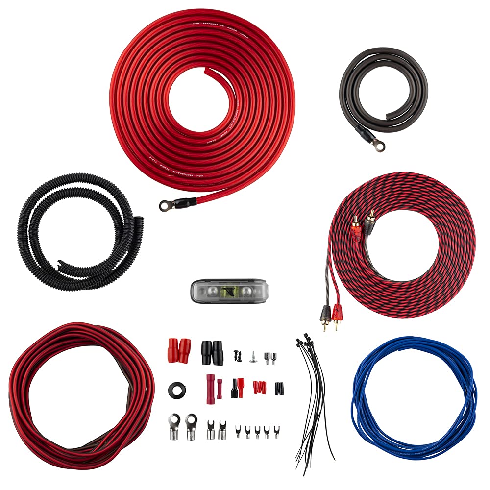 4 Gauge CCA Amplifier Installation Wiring Kit E880