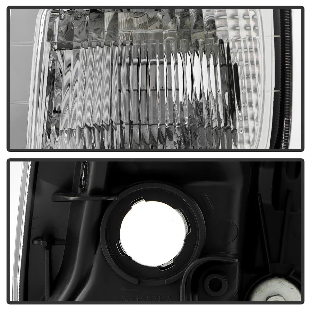Black Headlights Headlamps Pair Replacement Left+Right Q583683