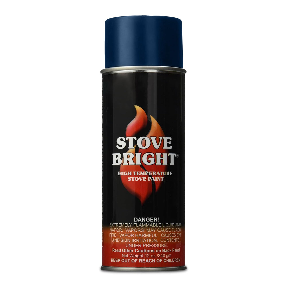 High Temp Metallic Blue Satin Spray Paint 12 Oz Can P581