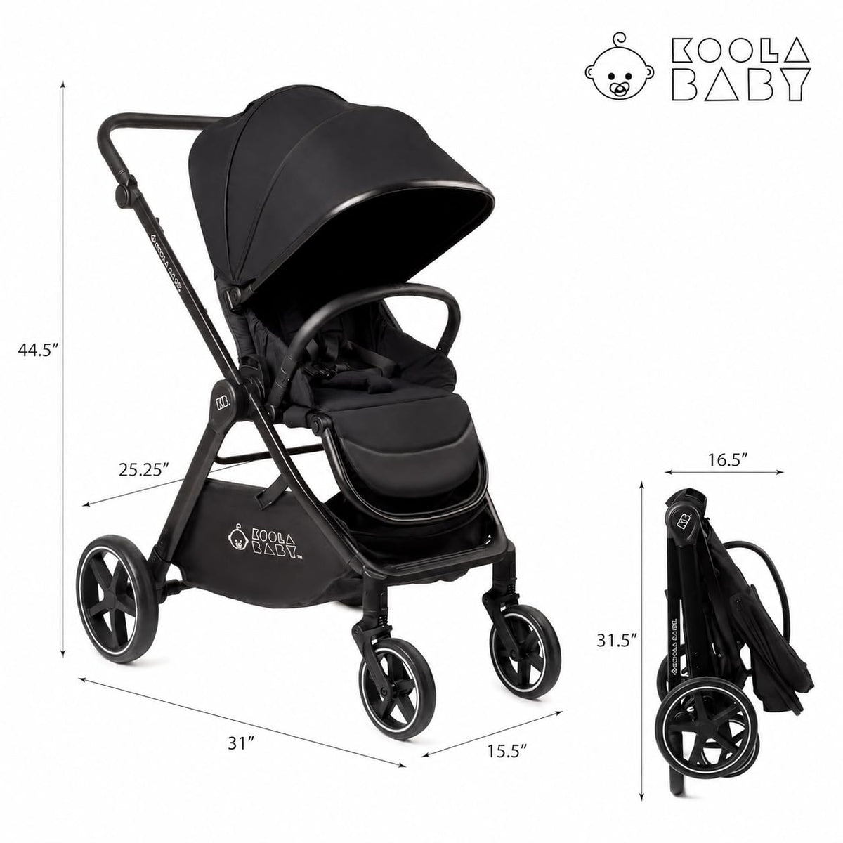 Reversible Foldable Baby Stroller L756