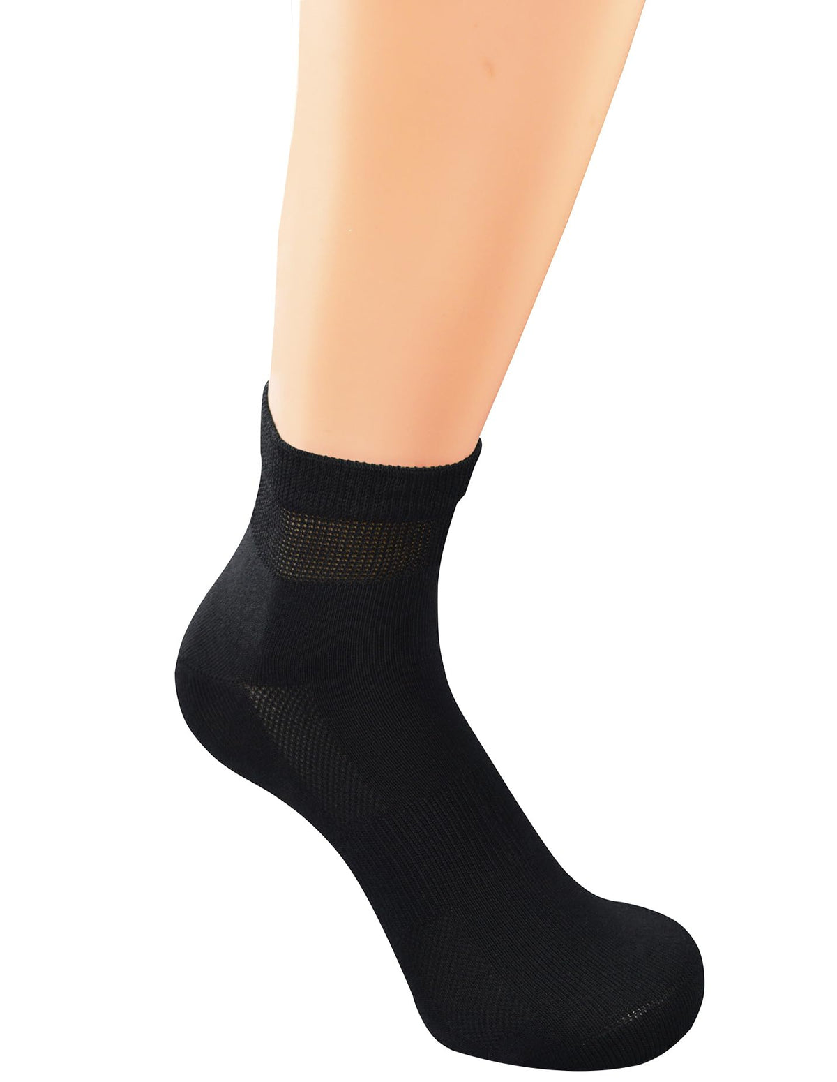Breathable Ankle Diabetic Socks with Arch Support, 6 Pairs N560415