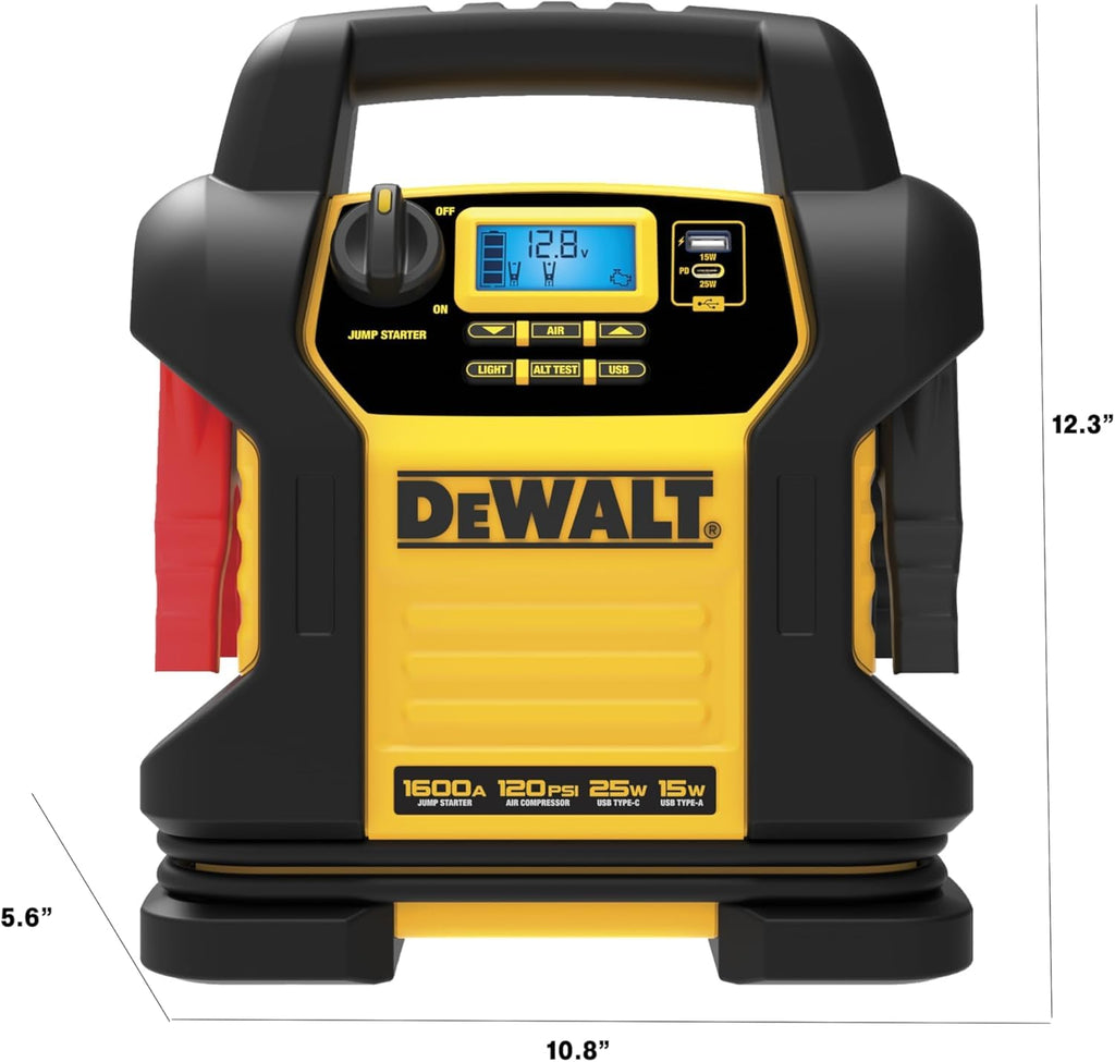 1600 Peak Amp Jump Starter with 120 PSI Air Inflator K221