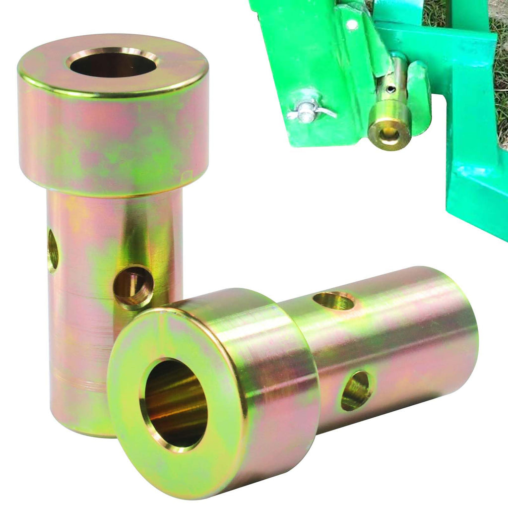 2 Pack Cat 1 Quick Hitch Adapter Bushings with Top Link Pin and Lynch Pin C206
