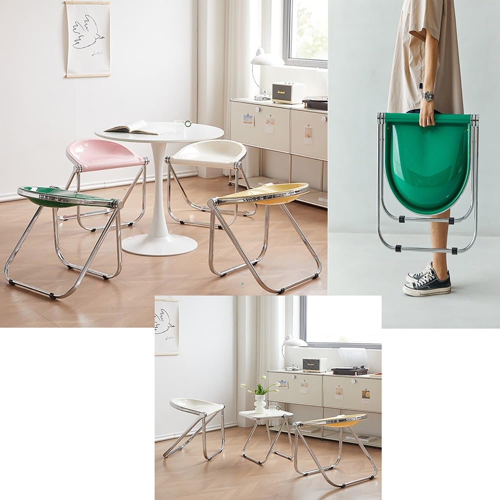 Black Acrylic Folding Chair G218993