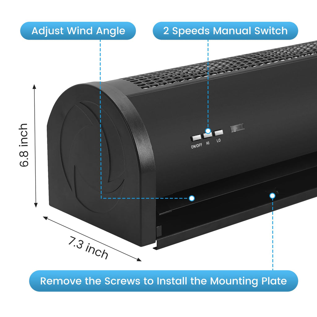 36" Wall Mounted Air Curtain S68841