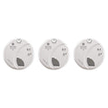 Hardwired Smoke and Carbon Monoxide Detector with Battery Backup, 3-Pack T32859