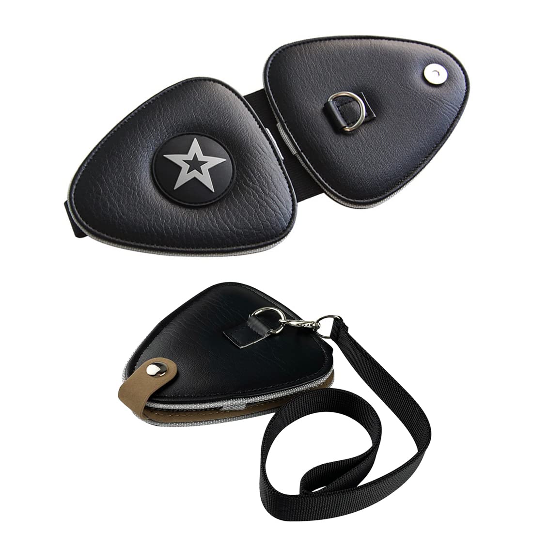 Guitar Pick Holder Case Bag with 24pcs Colorful Picks R395258