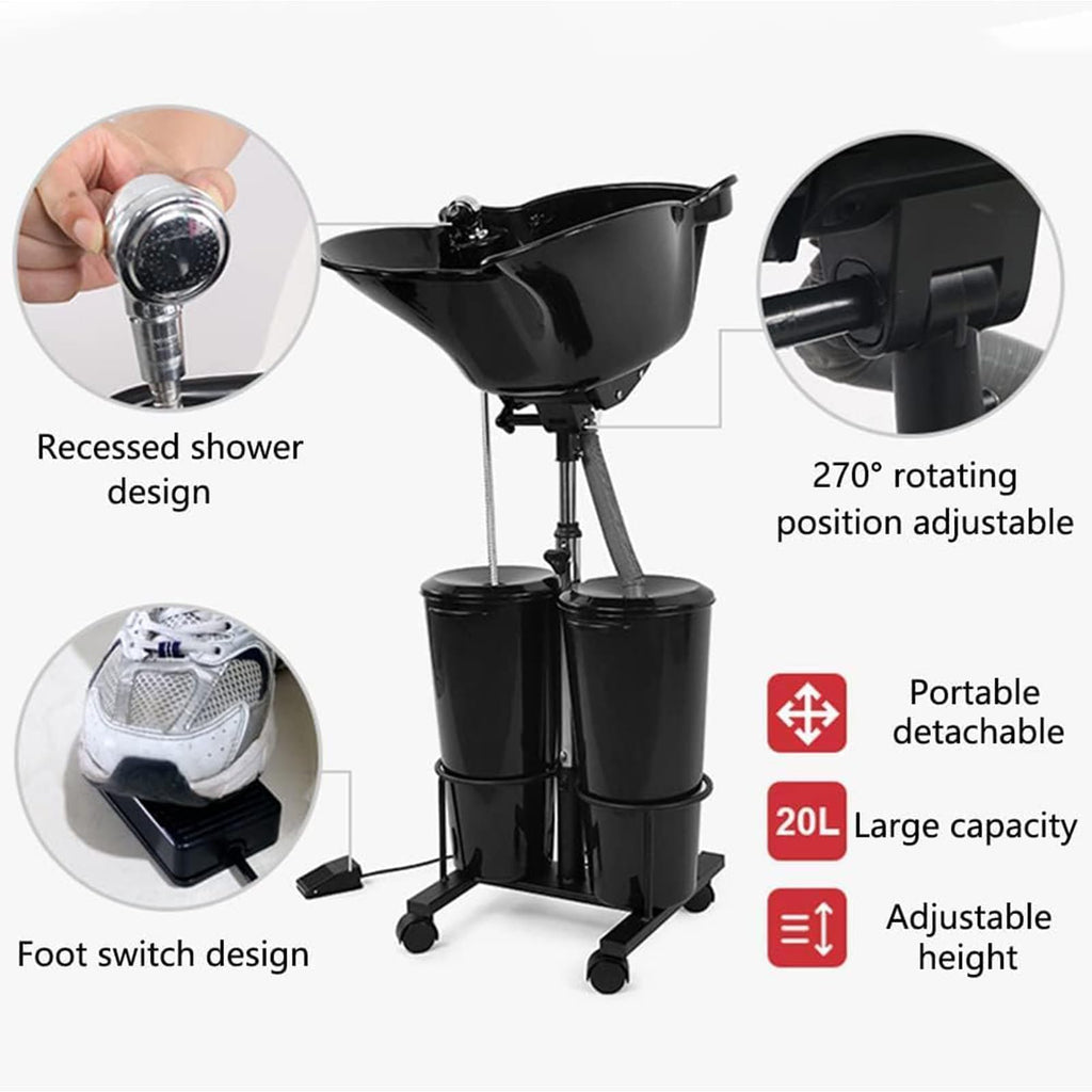 Portable Hair Washing Basin with Electric Pump E98803