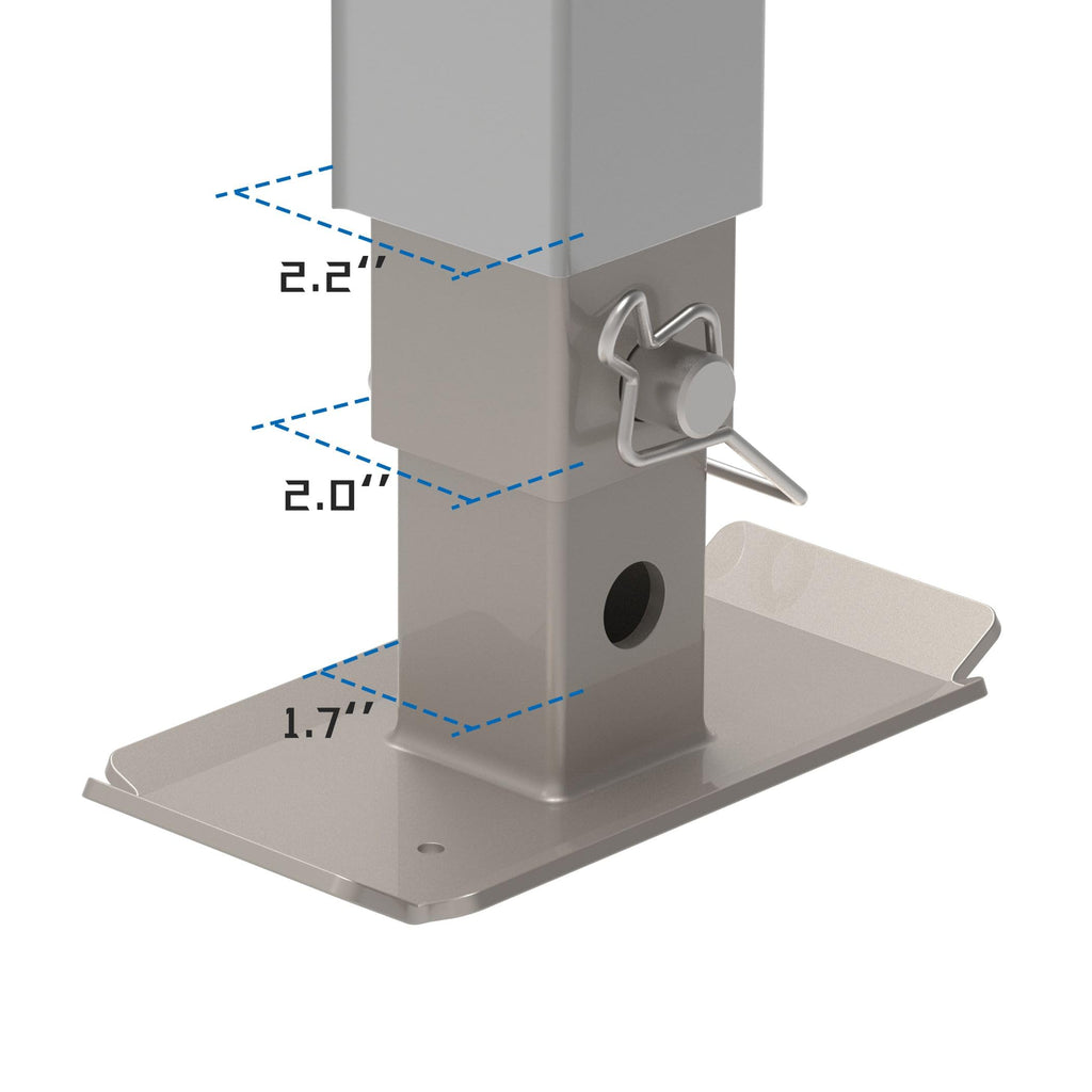 Heavy Duty Trailer Jack with Drop Leg Z250347