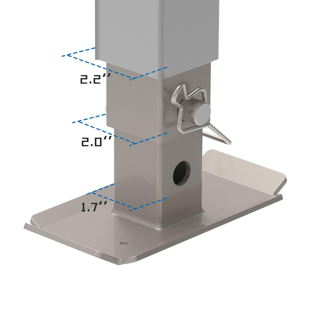 Heavy Duty Trailer Jack with Drop Leg Z250347