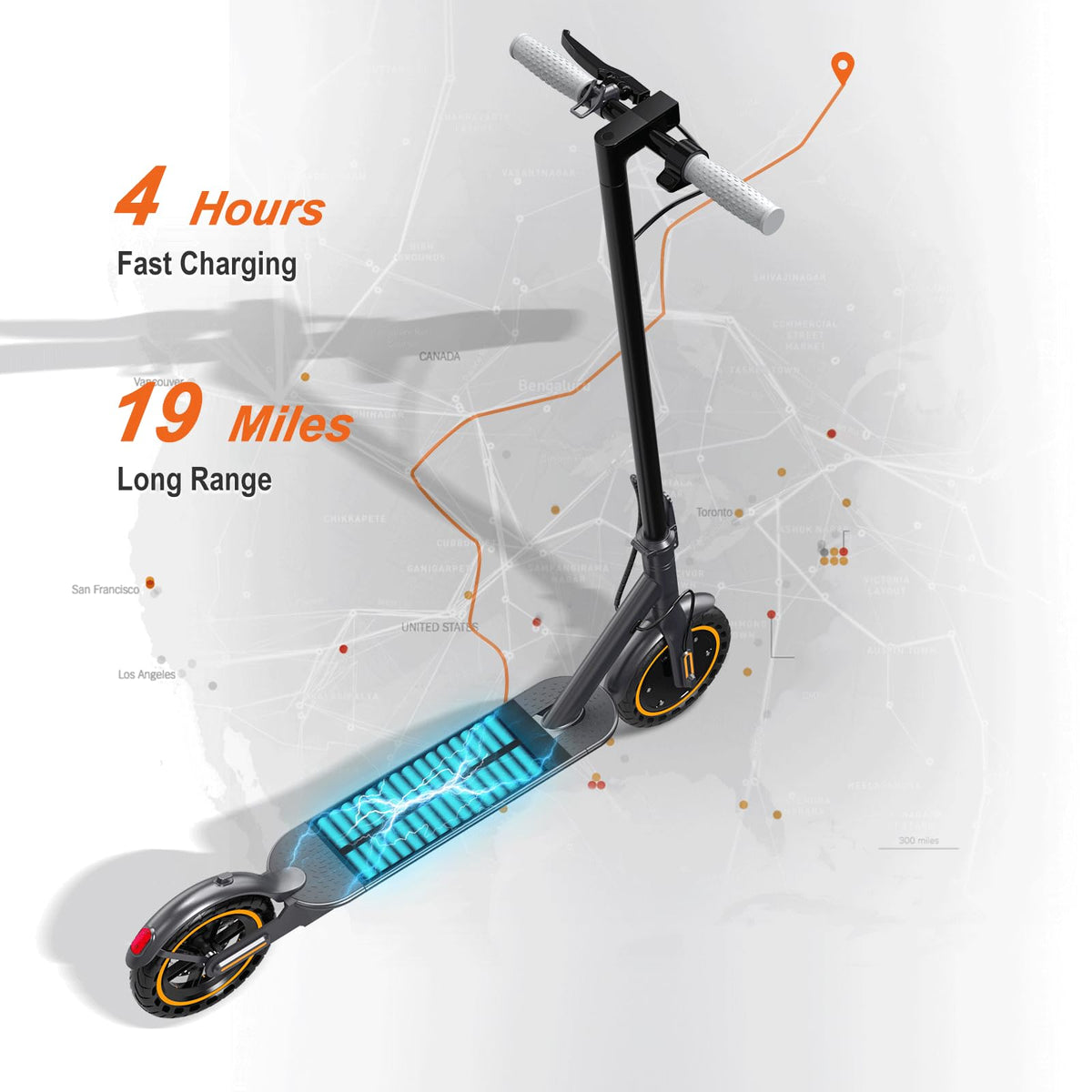 Folding Electric Scooter with Dual Brakes System X715083