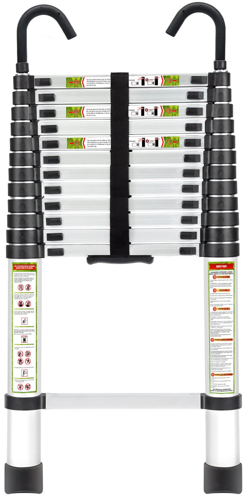 12.5 FT Aluminum Telescoping Ladder Z935487