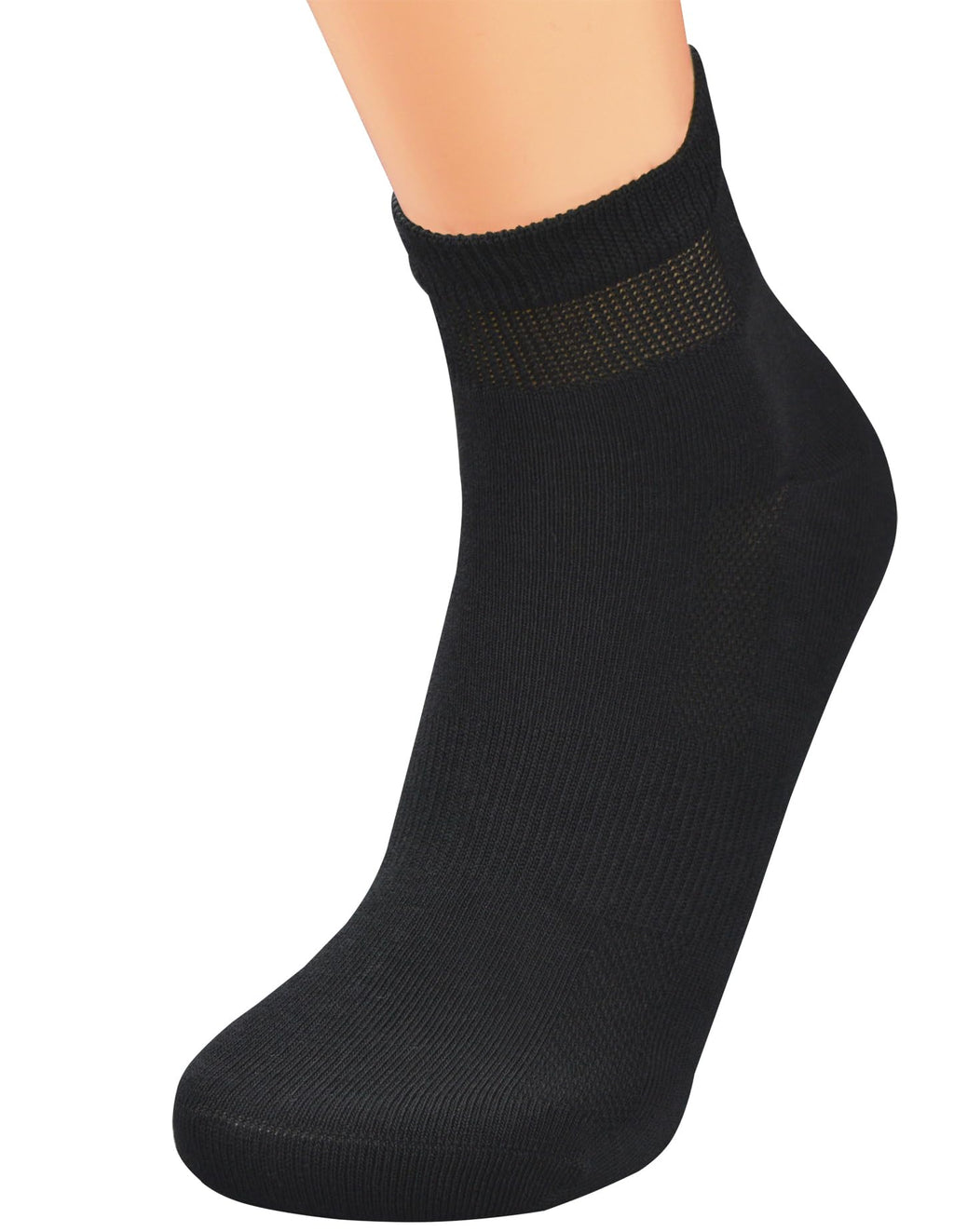 Breathable Ankle Diabetic Socks with Arch Support, 6 Pairs N560415