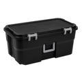 22 Gallon Black Wheeled Plastic Storage Trunk Z964047