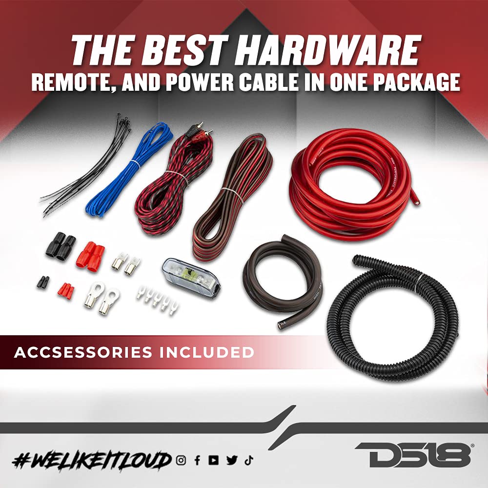 4 Gauge CCA Amplifier Installation Wiring Kit E880