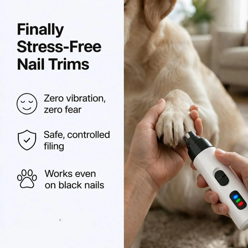 Nail Grinder Silent Groomer White W4028