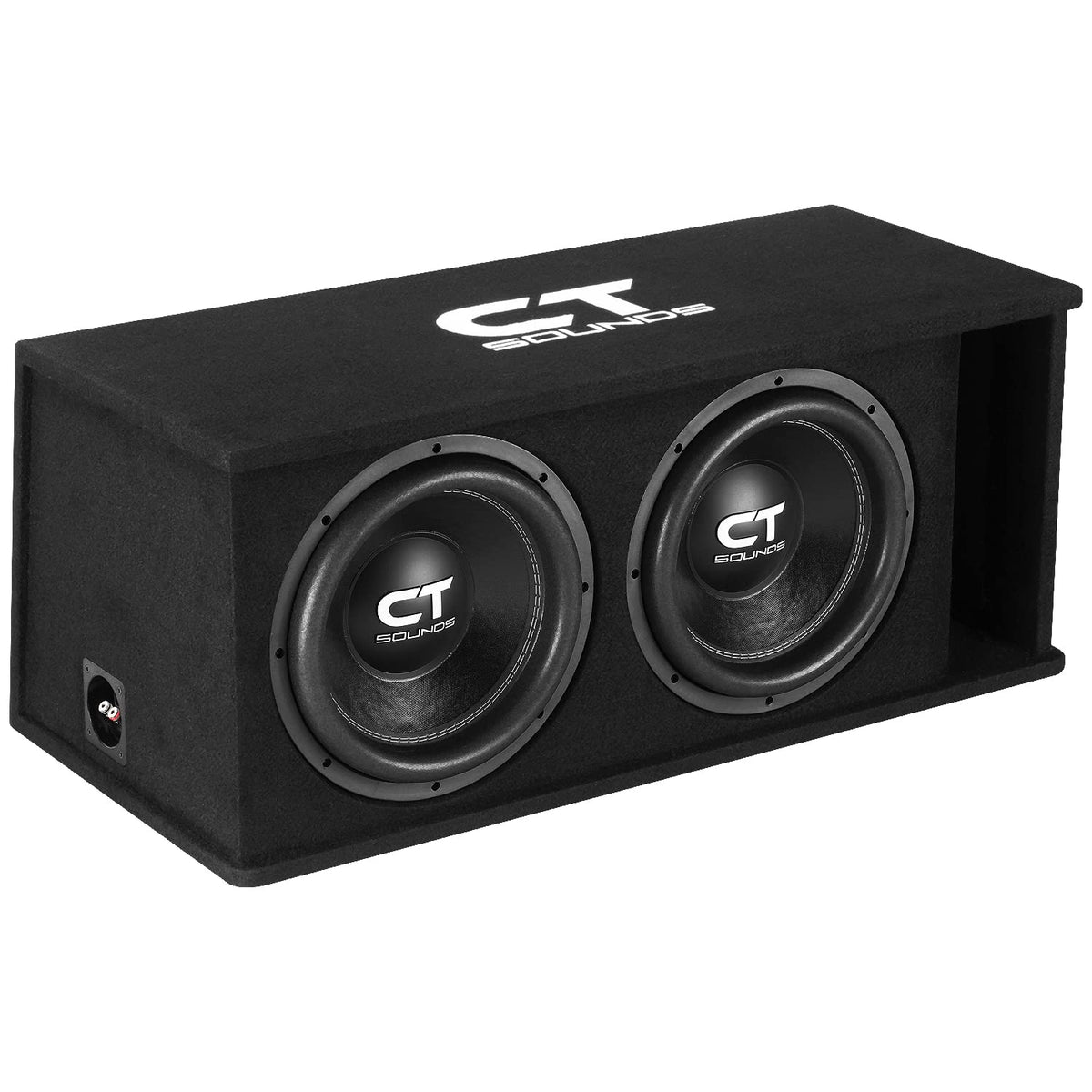 Dual 12” 2600W Subwoofer Box and Amplifier D8795