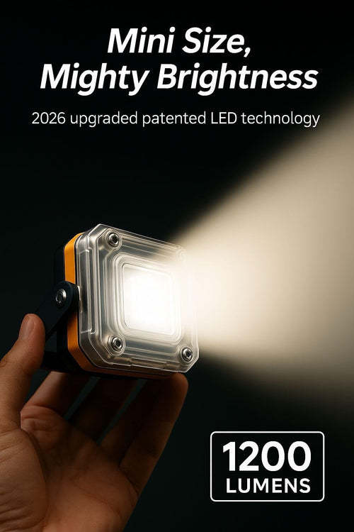 2 Pack Rechargeable LED Work Light C429602