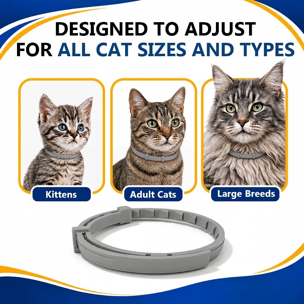 Flea & Tick Collar for Cats 4 Pack G2533