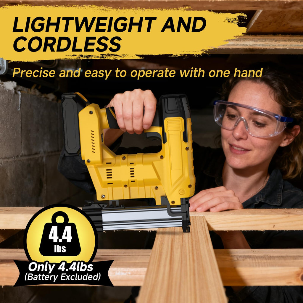 Cordless 18GA Brad Nailer & Stapler with 1000 Nails & Staples P1535