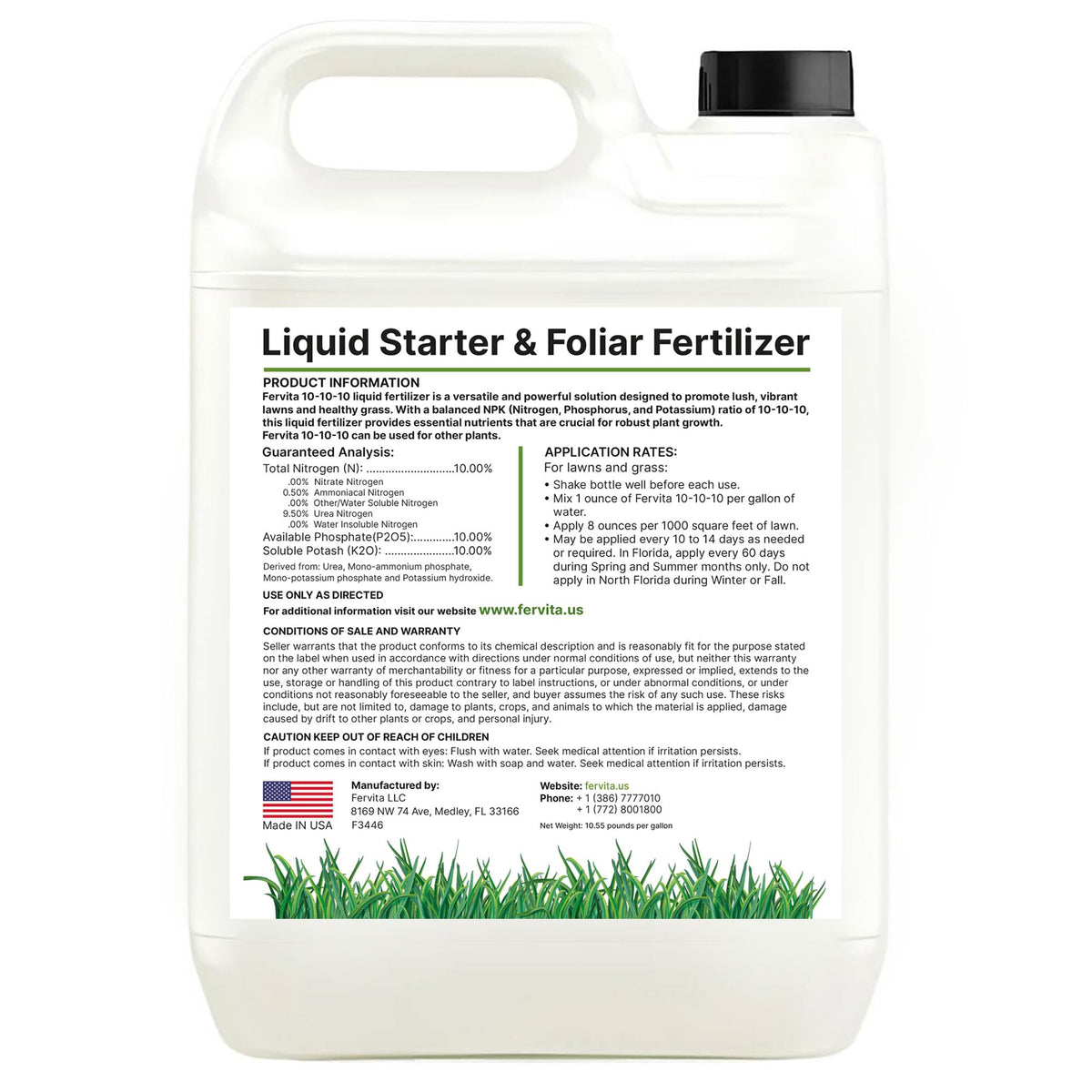 10-10-10 All Purpose Liquid Fertilizer 1gal Q9186
