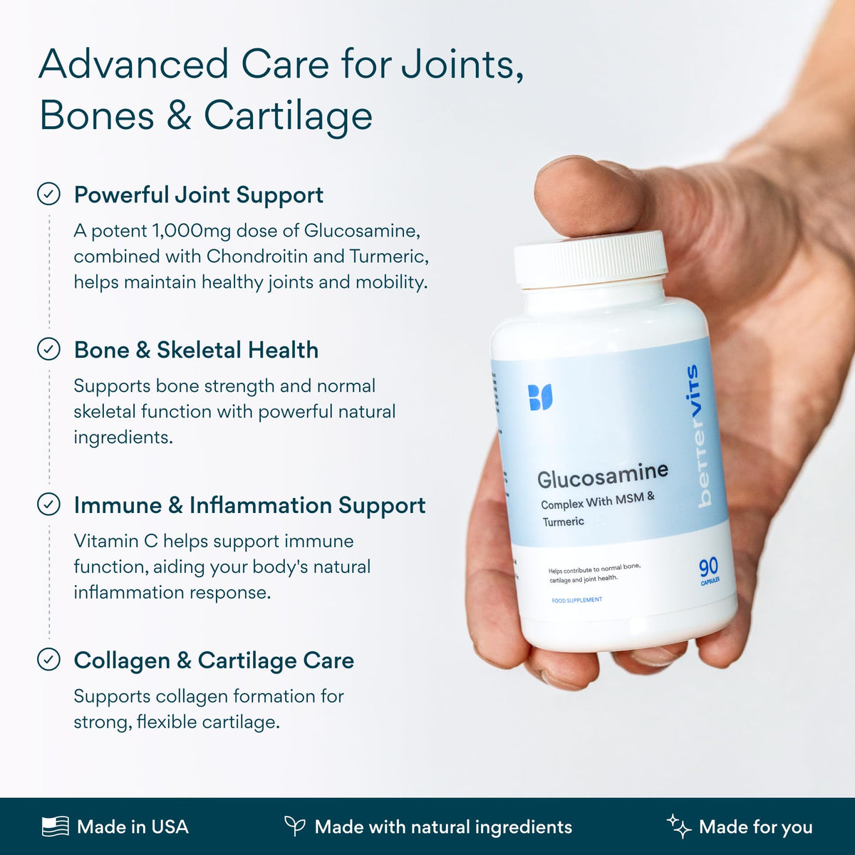 Glucosamine Chondroitin MSM Joint Complex 90 Ct A870