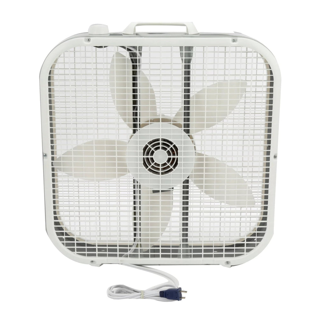 20" White Box Fan, 3 Speeds E39242