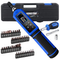 46 Pcs Digital Torque Screwdriver Set 1/4" Adjustable G44799