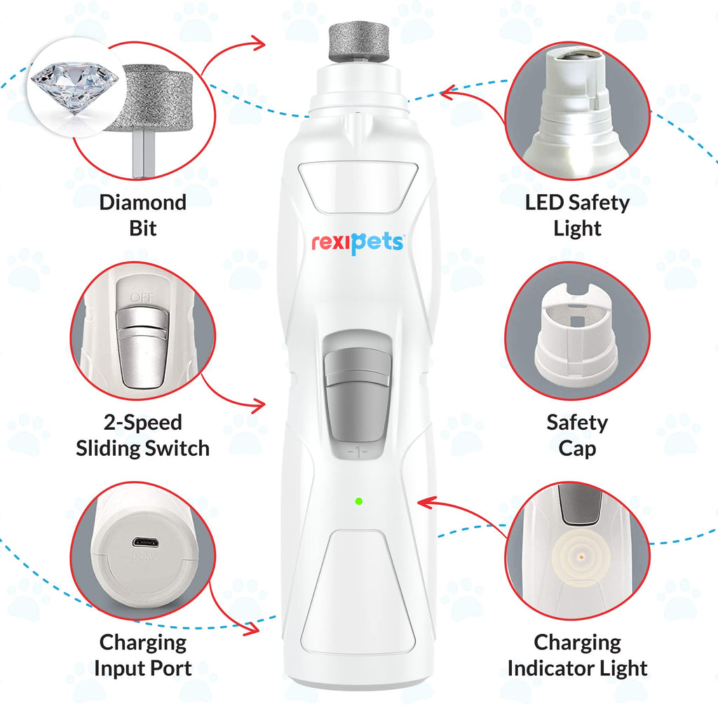 Rechargeable Electric Pet Nail Grinder R7652