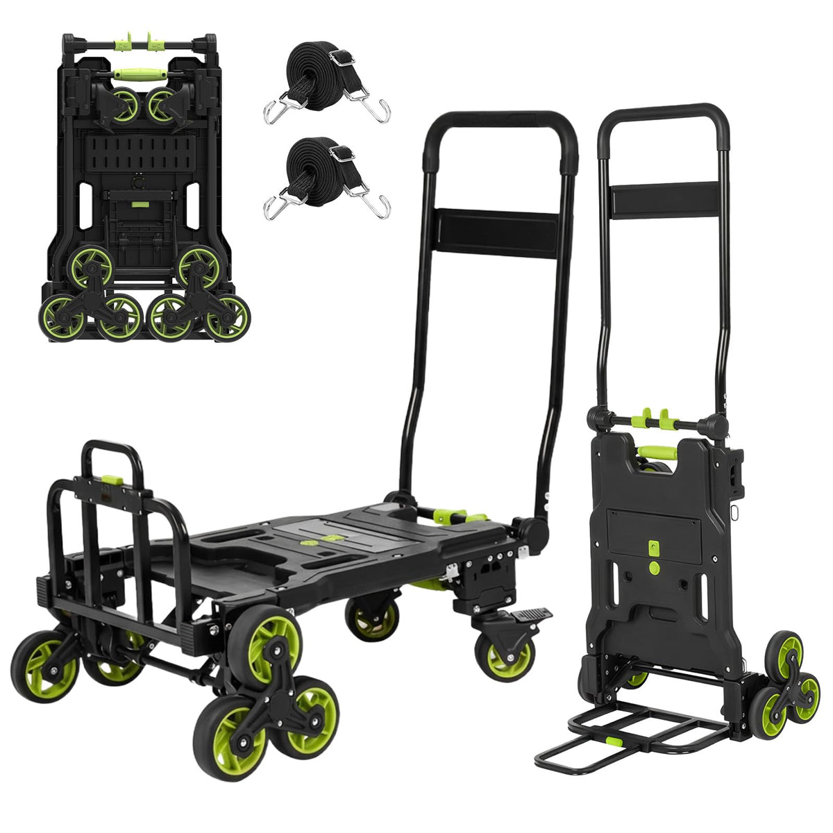 3 in 1 Convertible Folding Hand Truck with Brakes J25101