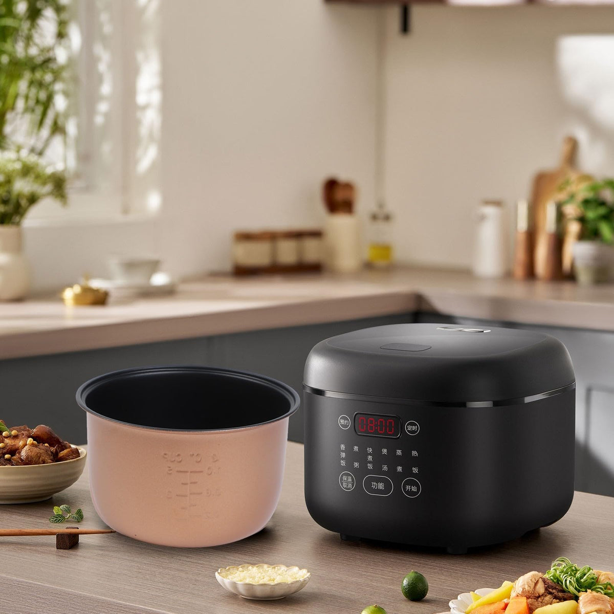 2L Aluminum Alloy Non-Stick Rice Cooker Inner Pot W981