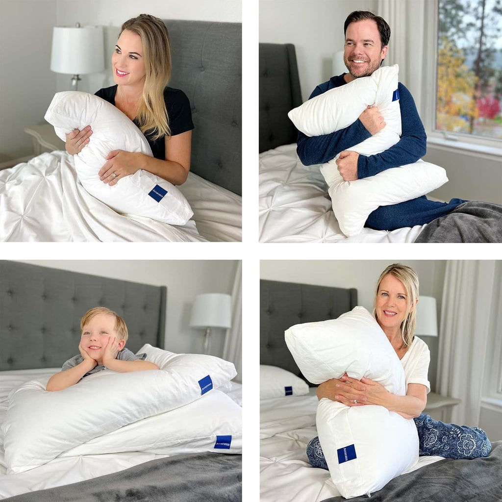 King Size Set of 2 Adjustable Hybrid Pillow K522903