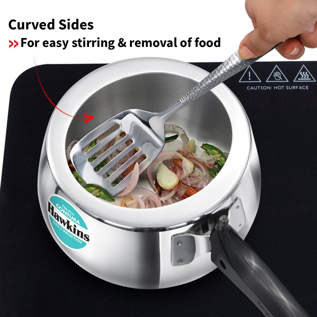 3 Litre Triply Stainless Steel Pressure Cooker L455