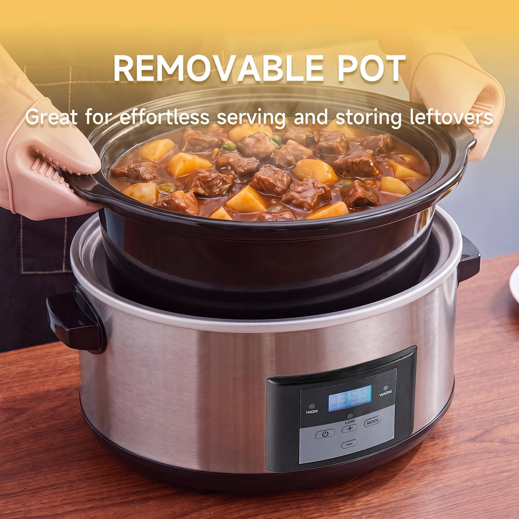 8.5 Qt Slow Cooker with Timer O3469