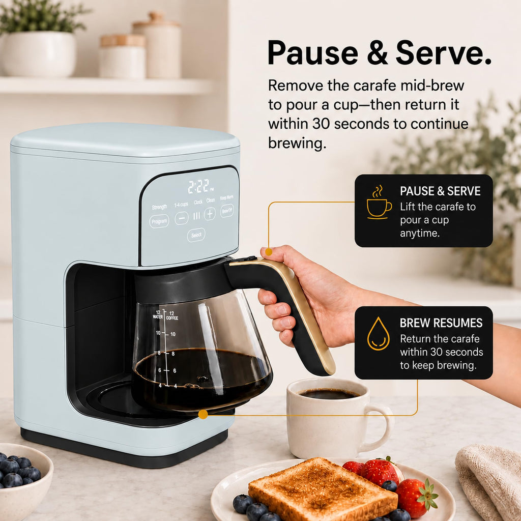 12-Cup Programmable Drip Coffee Maker I754471