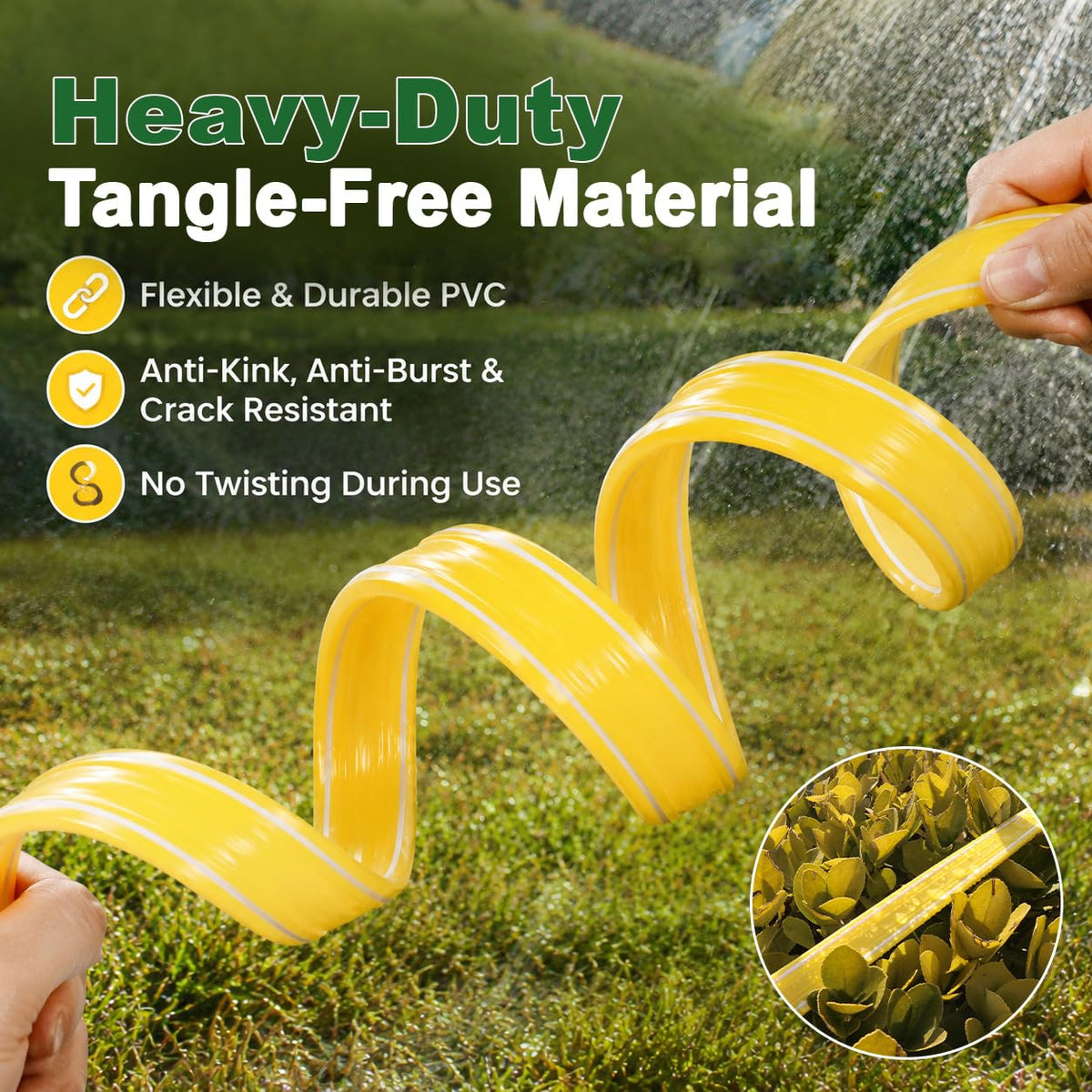 4-Pack 25 ft Sprinkler Soaker Hose B679