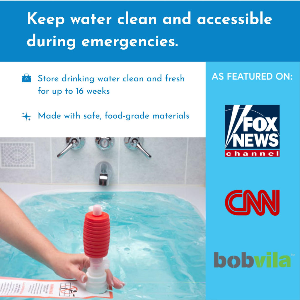 Bathtub Water Storage Bladder 100 Gallon Food Grade BPA Free I4466