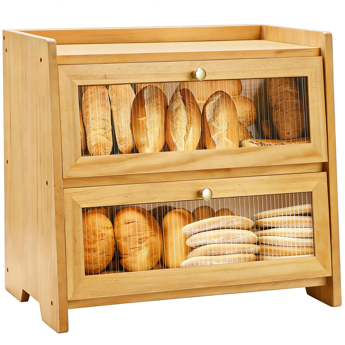 Wooden Bread Box O91642