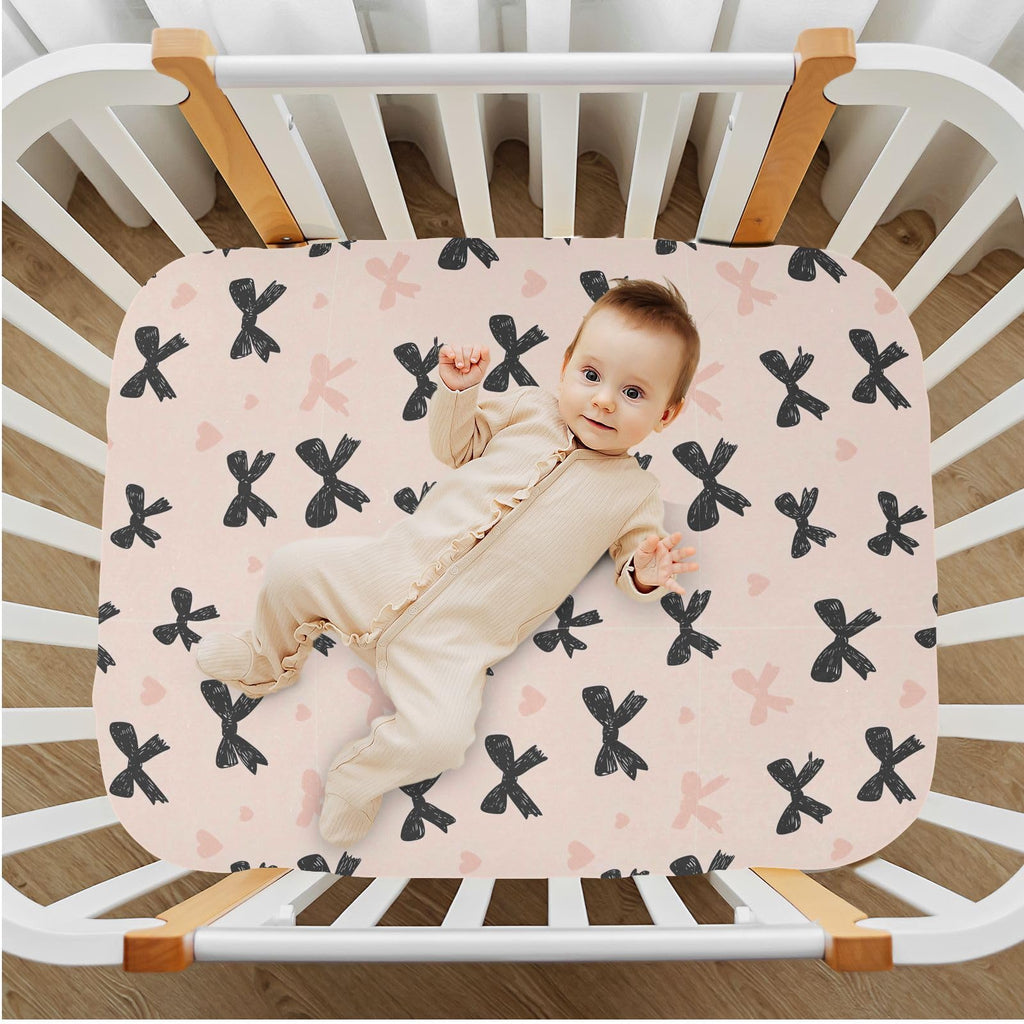 Soft Breathable Microfiber Fitted Crib Sheet I659010