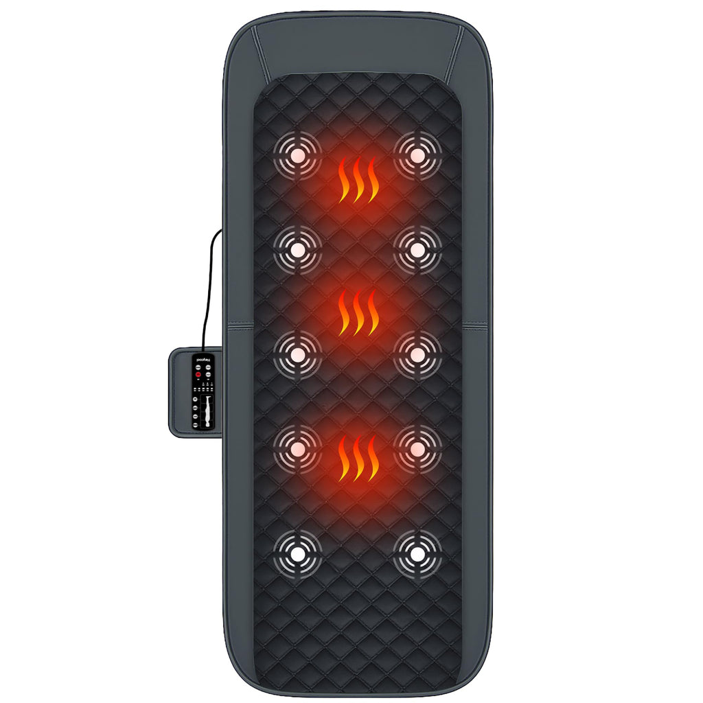 Full Body Massage Mat with Heat, 10-Motor Vibration Massage Pad, Foldable Memory Foam K610645