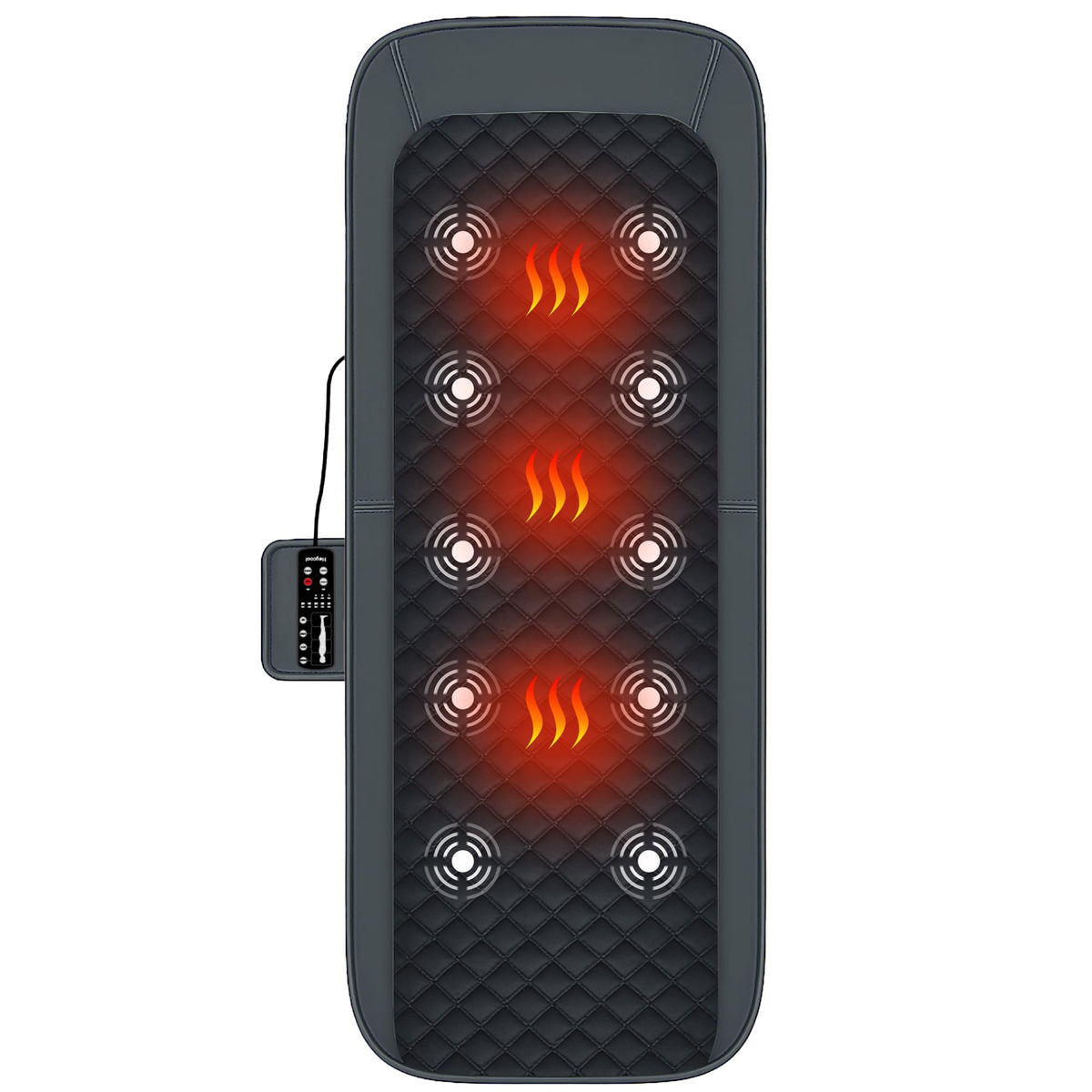 Full Body Massage Mat with Heat, 10-Motor Vibration Massage Pad, Foldable Memory Foam K610645