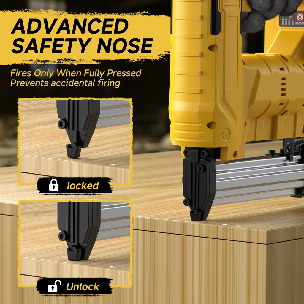 Cordless 18GA Brad Nailer & Stapler with 1000 Nails & Staples P1535