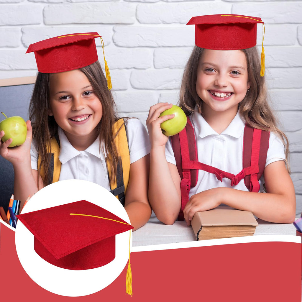 30 Pcs Child Size Felt Graduation Caps G99950