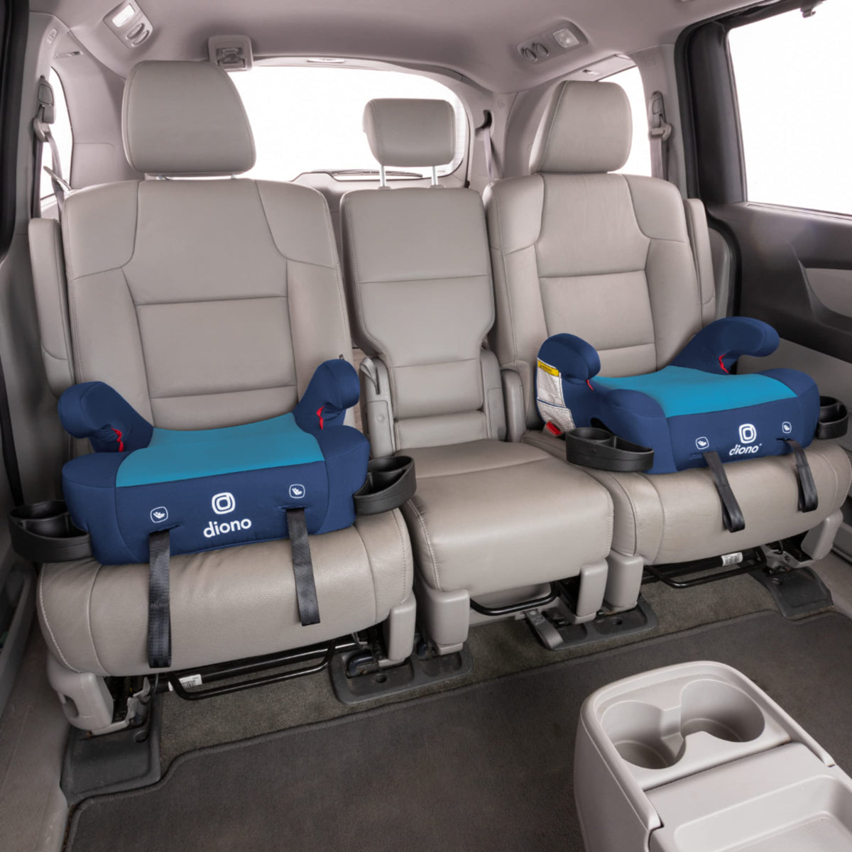 Backless Belt-Positioning Booster Car Seat, 1 Pink & 1 Blue, 40-120 lbs T73702
