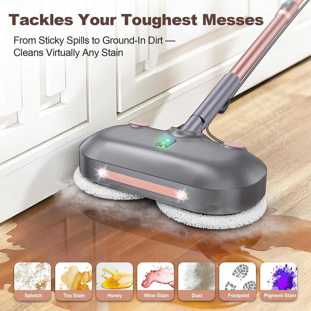 Steam Mop with Rotating Pads X8294